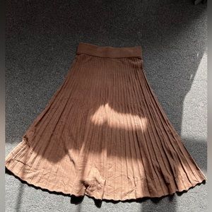 Brown Kerisma styled midi skirt size XS. Soft and great fit.
